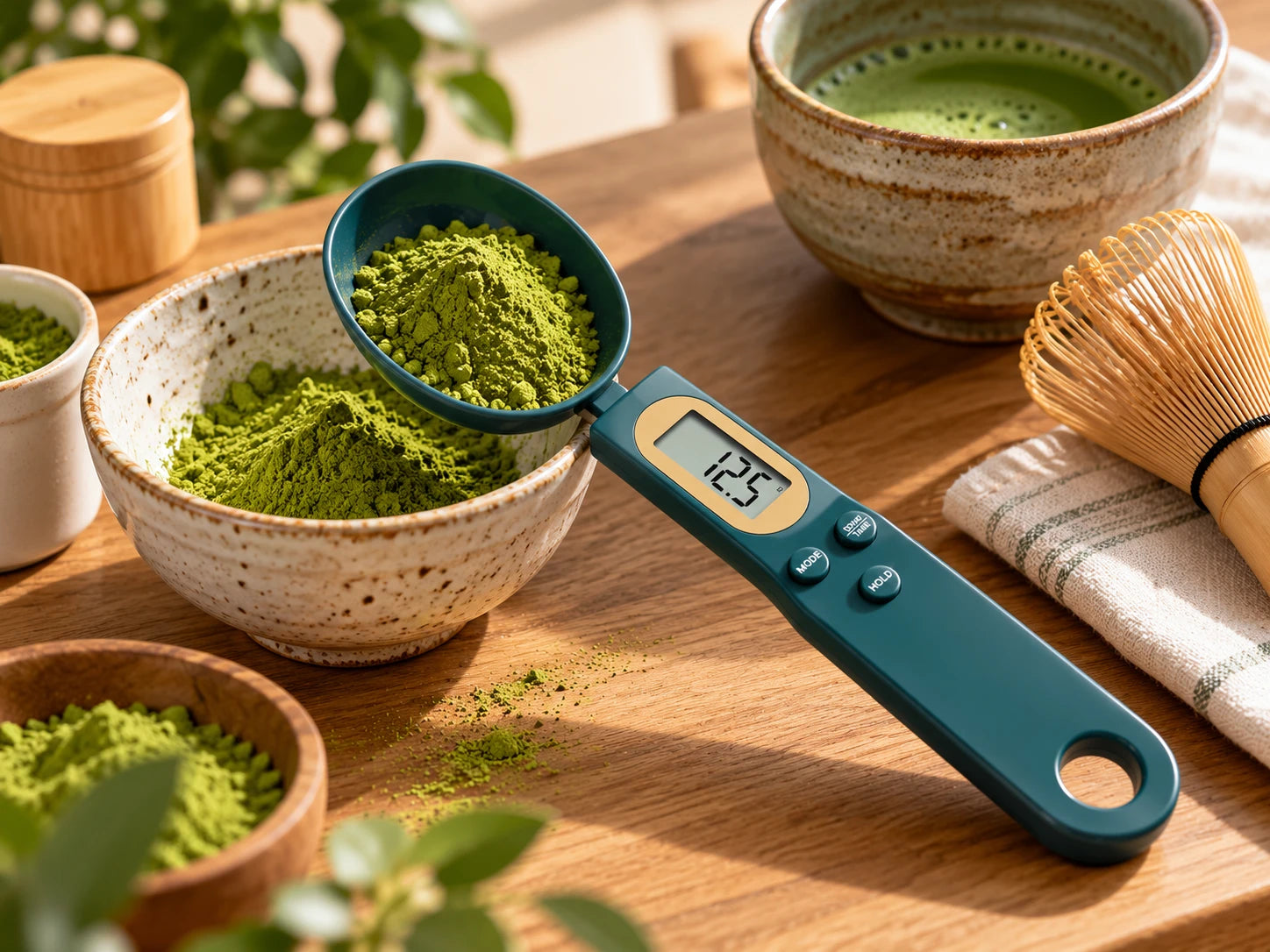 Té, matcha y especias